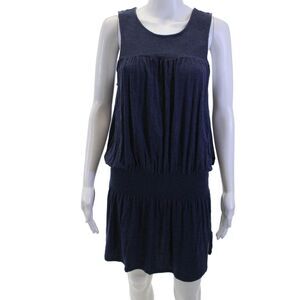 Soft Joie Women Blouson Tank Dress Dark Blue Short Size S
